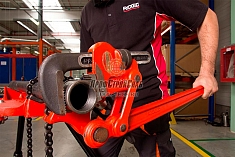 Эксплуатация сложнорычажных трубных ключей Ridgid S-6A