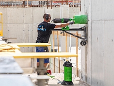 Использование станин для алмазного бурения Eibenstock BST 352 V Использование станин для алмазного бурения Eibenstock BST 352 V