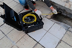 Использование телеинспекционной системы для обследования труб TvbTech TVB-3199F-40-OSC-T-LS Использование телеинспекционной системы для обследования труб TvbTech TVB-3199F-40-OSC-T-LS