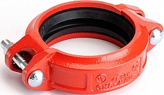 Муфта грувлок жесткая со скошенными полукольцами Lede GKS-34 Муфта грувлок жесткая со скошенными полукольцами Lede GKS-34