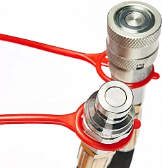 Муфты гидравлических шлангов гидравлических стыковых сварочных аппаратов для пнд труб Gas Fusion Red-400 (220 V)