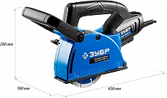 Размеры штробореза Зубр Профессионал ЗШ-П30-1400 ПСТК Размеры штробореза Зубр Профессионал ЗШ-П30-1400 ПСТК