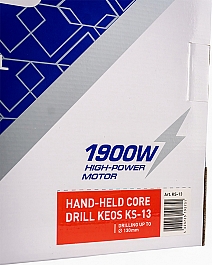 Упаковка дрелей для алмазного бурения Keos KS-13 Упаковка дрелей для алмазного бурения Keos KS-13
