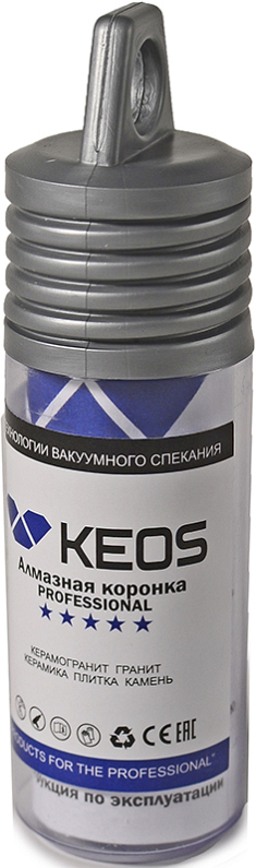 Упаковки коронки алмазной по керамограниту Keos Professional Vacuum Brazed 1/4" HEX 10 мм Упаковки коронки алмазной по керамограниту Keos Professional Vacuum Brazed 1/4" HEX 10 мм