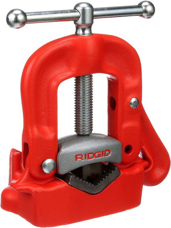 Верстачные откидные тиски для труб Ridgid 23A вид слева Верстачные откидные тиски для труб Ridgid 23A вид слева