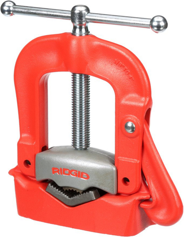Верстачные откидные тиски для труб Ridgid 25A вид справа Верстачные откидные тиски для труб Ridgid 25A вид справа
