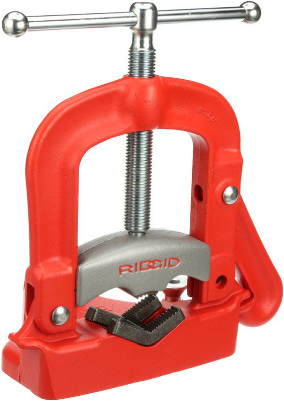 Верстачные откидные тиски для труб Ridgid 27A вид слева Верстачные откидные тиски для труб Ridgid 27A вид слева