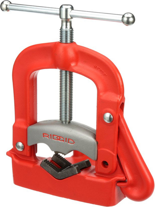 Верстачные откидные тиски для труб Ridgid 27A вид справа Верстачные откидные тиски для труб Ridgid 27A вид справа